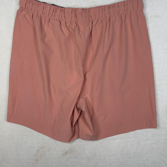 Free Fly Shorts Mens Large Orange Dusk Breeze 6 Inseam UPF 50 Quick Dry Stretch - Picture 3 of 9